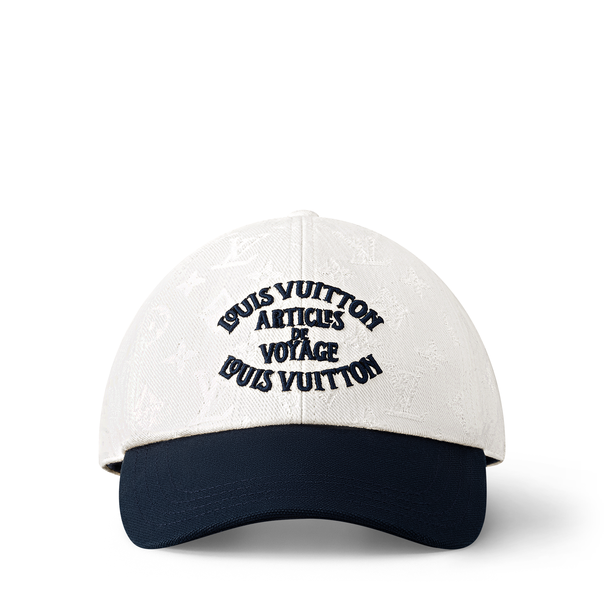 Two-Tone Travel Cap - Luxury S00 White | LOUIS VUITTON